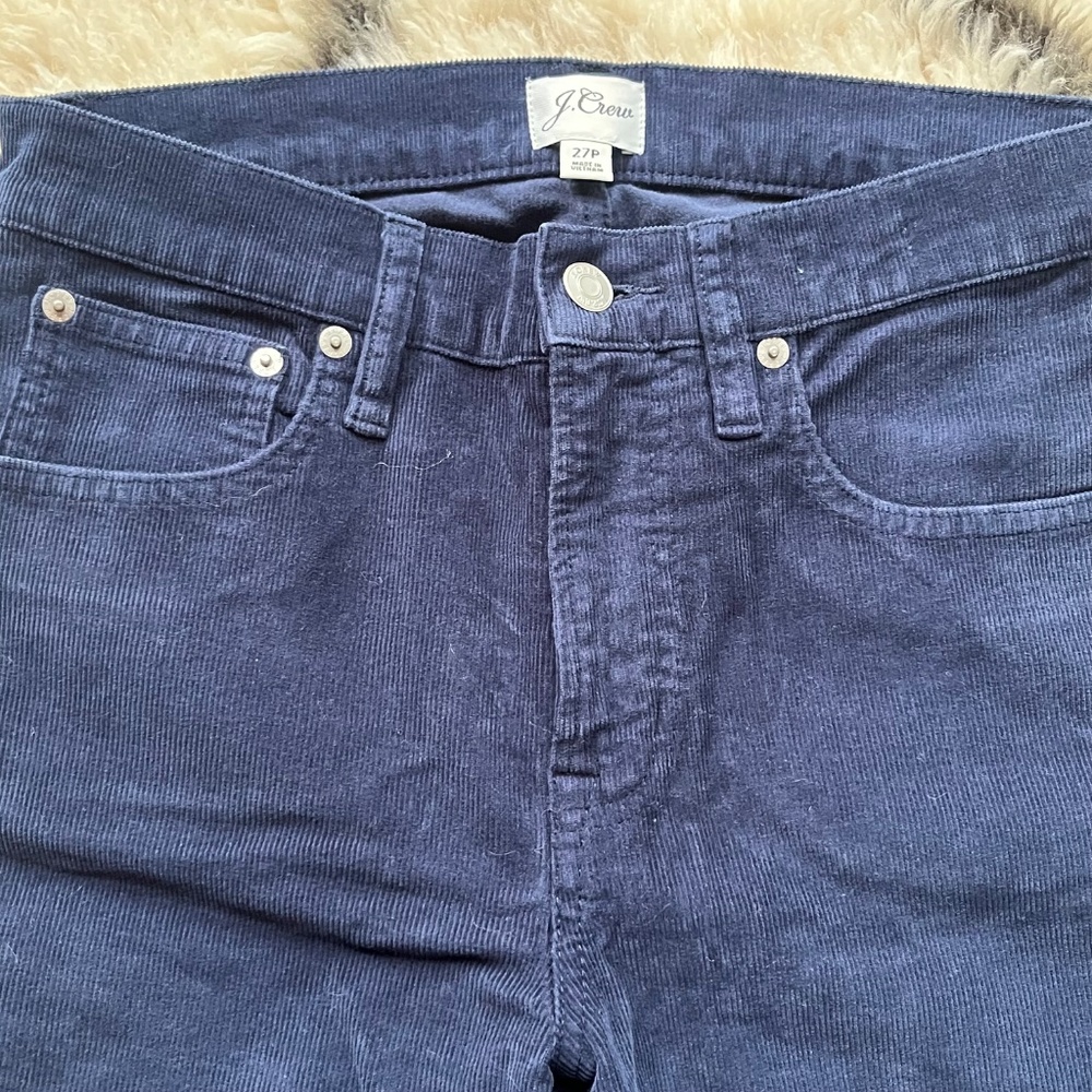 J.Crew Vintage Straight Corduroy Pants – Navy – 27P – Excellent Condition - Picture 5 of 5